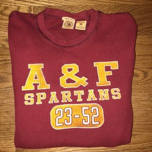 Abercrombie & Fitch Long Sleeve Ribbed Muscle Tee